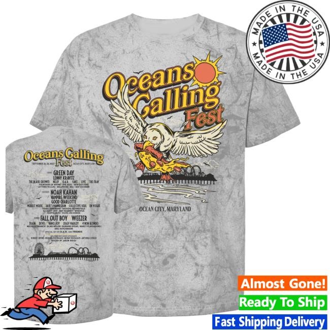 Oceans Calling Festival Merch Shop Store Seagull Lineup Classic Shirt