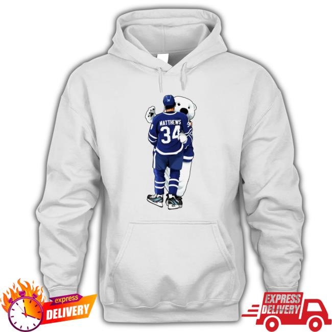 Matthews Hug Carlton The Bear Toronto Maple Leafs T-Shirt