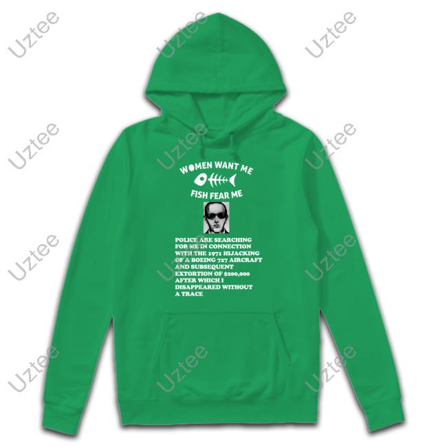 Chaos Fish Want Me Women Fear Me Db Cooper Long Sleeve Tee Shirt