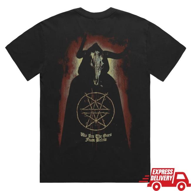 Trending Whitechapel Merch From Below Faded Black Zip Hoodie