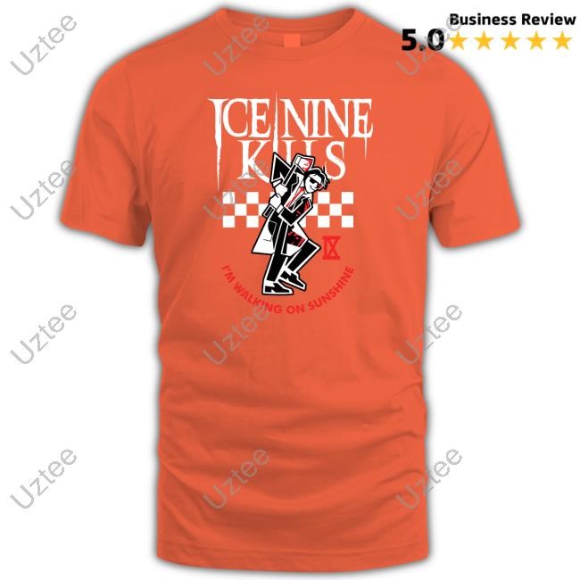 Ink Merch Ice Nine Kills I'm Walking On Sunshine 2Tones Of Blood Hoodie Sweatshirt