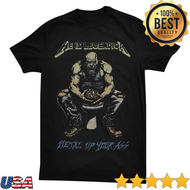 Holy Mountain Printing Merch He Is Legend Metal Up Your Hoodie Sweatshirt