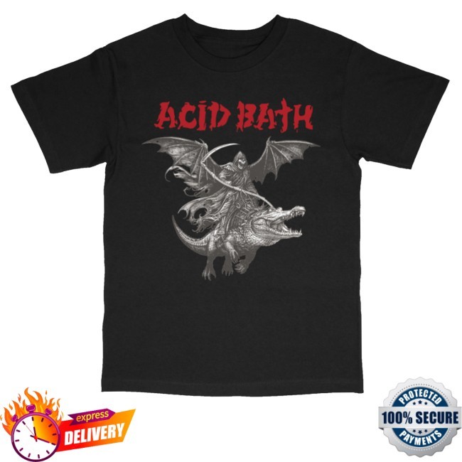 Acid Bath Merch Store Alligator Crewneck Sweatshirt