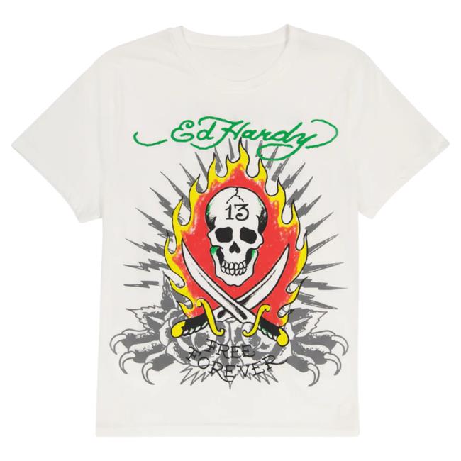Official Ed Hardy Merch Store Flame Skull Hot Shirt EdHardy Apparel Clothing Shop