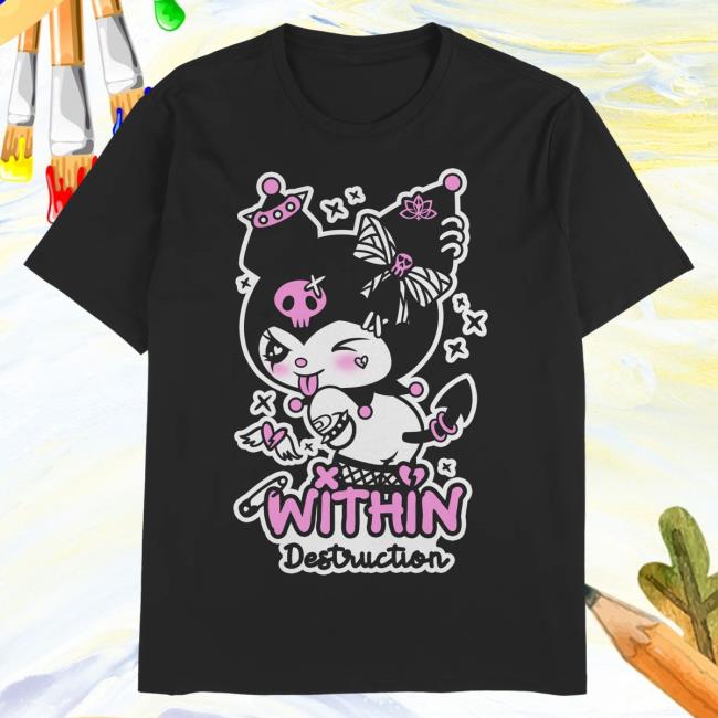 Official Merch Now Within Destruction Devil Kitty Black Attractive Shirt MerchNow