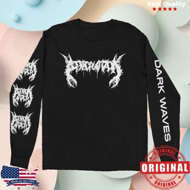 Attack Attack Shop Store Dark Waves Long Sleeve T-Shirt