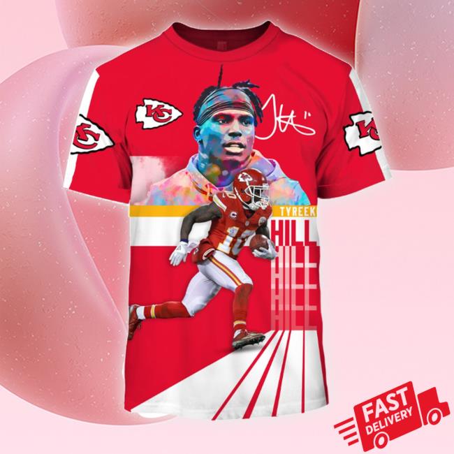 Official Tyreek Hill Kansas City Chiefs 3D Hoodie T Shirt Sleeve T54c Hoodie