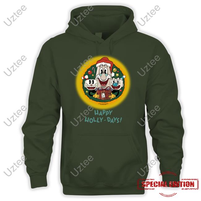 Happy Holly-Days The Cuphead Show T Shirt Nicklauerart