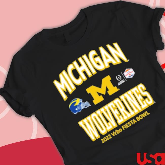 Official Fiesta Bowl 2022 Mden Michigan Wolverines Playoff Semifinal Sweaters