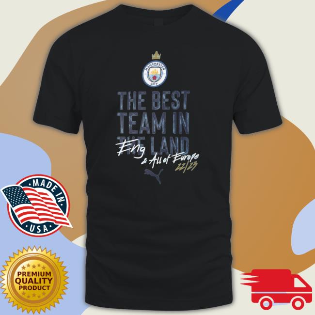 Official Manchester City The Best Team In The Land 2023 Season Shirt