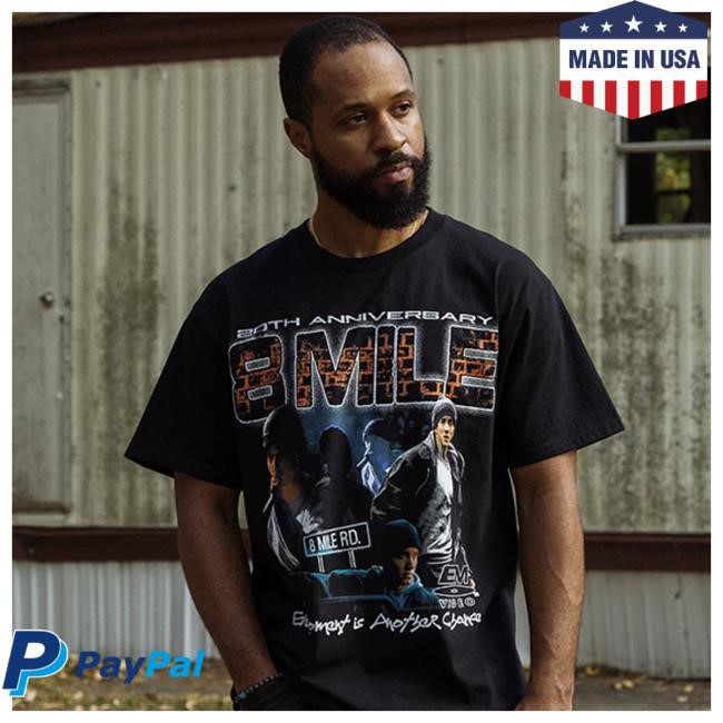 Eminem Merch Store 8 Mile Vintage 20Th Anniversary Tee Shirt