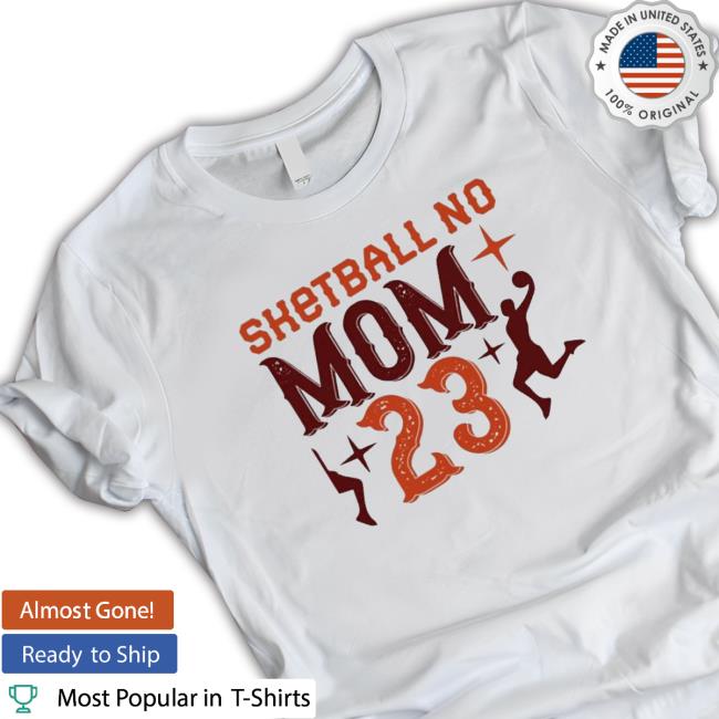 Official Basketball No Mom 23 Long Sleeve T Shirt Cut File Design