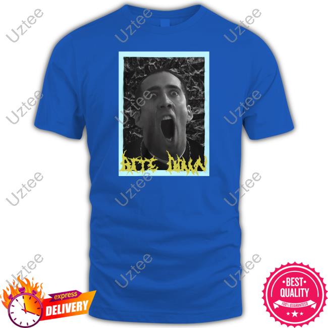 Ryanmiw Bite Down Nicolas Cage Tee