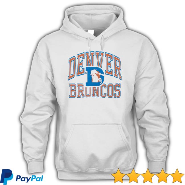 Nice Denver Broncos Arch Logo Homage Shirt