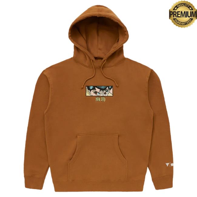 Official Hypland Clothing Merch Store Hypland Yyh Yusuke Eyes Sweater (Brown)