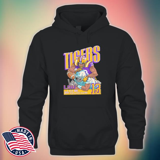 Joe Foucha Tackle Lsu Tigers Football Long Sleeve Shirt