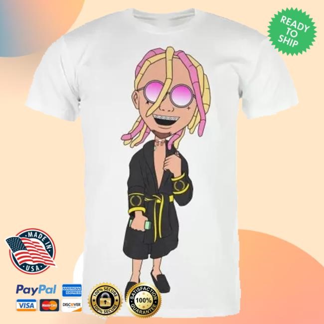 Official Magic Custom Merch Lil Pump T-Shirt Blanc Lil Pump Molly Hooded Sweatshirt