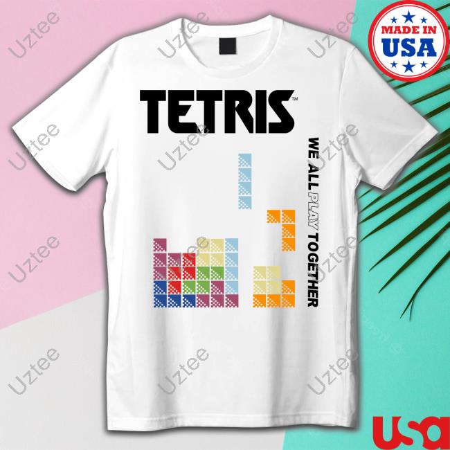 Wilburholdthing Tetris We All Play Together T Shirt