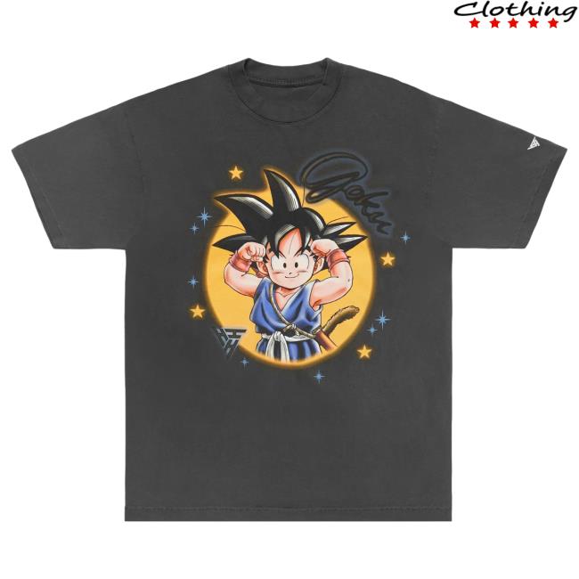 Official Hypland Clothing Merch Store Hypland Db Goku Flex T-Shirts (Vintage Black)