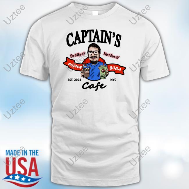 Captain's Coffee & Boba Cafe Hooded Sweatshirt Captain's Coffee & Boba Cafe Hooded Sweatshirt