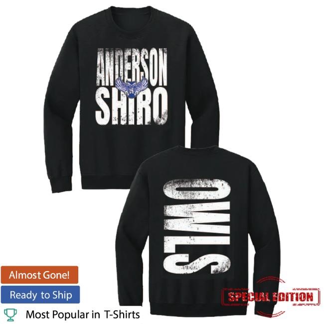 Official Pnemir Merch Shop Store Anderson-Shiro Owls Letterman Spirit Tank Top