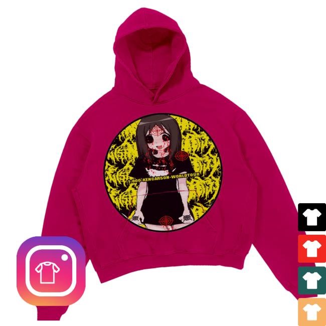 Official Ken Carson Merch Store 1-800 Ken World Tour T-Shirt