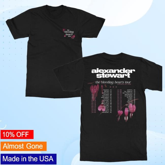 The Orchard Merch Shop The Bleeding Hearts Tour Tee Shirt