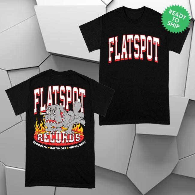 Trending Imprint Merch Flatspot Records Dog T-Shirt