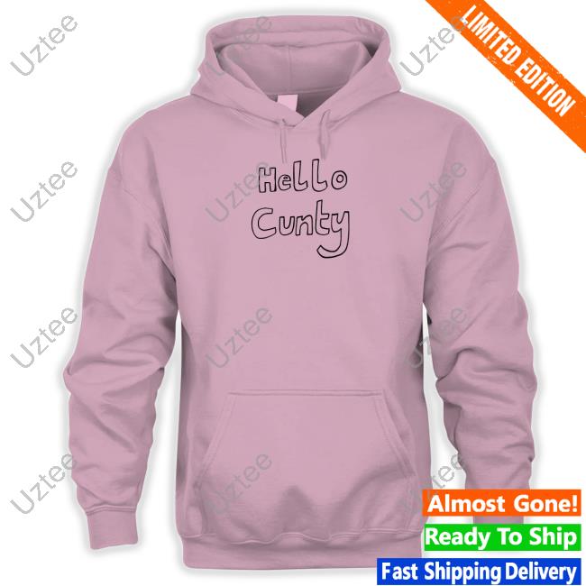 Bella Freud Merch Hello Cunty Tee Shirt